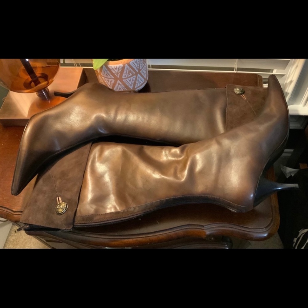Chocolate Nine West Boots
